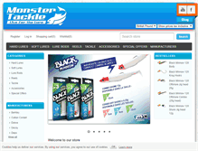 Tablet Screenshot of monstertackle.com